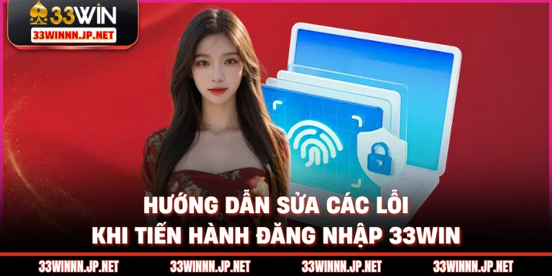 Hướng dẫn sửa các lỗi khi tiến hành đăng nhập 33win