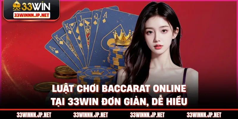 Luật chơi Baccarat online tại 33win đơn giản, dễ hiểu