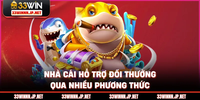 Nhà cái hỗ trợ đổi thưởng qua nhiều phương thức